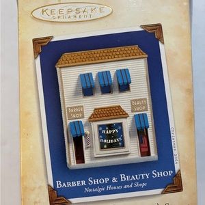 Hallmark ornament - Barber Shop and Beauty
Shop
Nostalgic Homes and Shops
